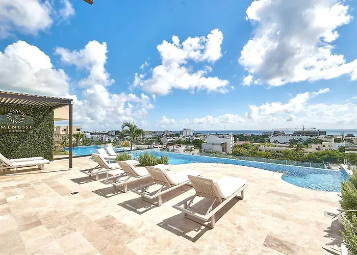 Apartament Coastal Escape W Rooftop Pool, Gym & Walk Playa del Carmen